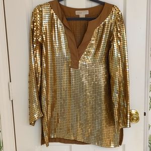 Michael Kors Gold Tunic (S)